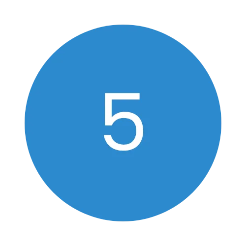 reason-to-call-alberts-window-cleaning-or-process-representing-the-steps-in-the-process-blue-circle-with-a-number-5 - Albert's Window Cleaning reason-to-call-alberts-window-cleaning-or-or-process-representing-the-steps-in-the-process-blue-circle-with-a-number-5